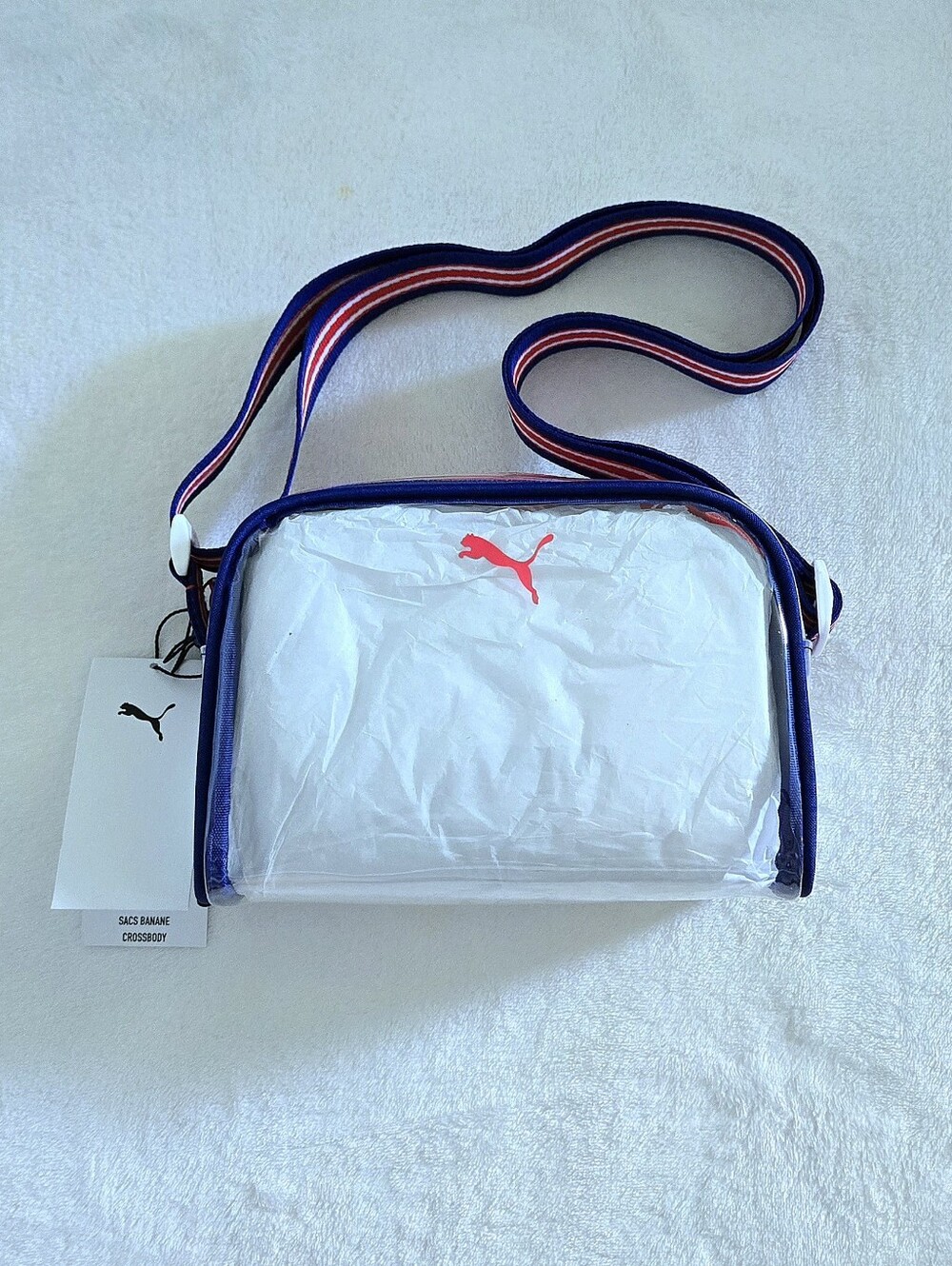 Puma🐾 Clear Plastic Crossbody Bag👜 -NWT